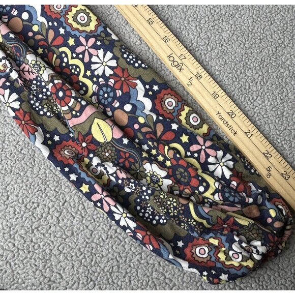 Boden Dress US Size 12L Olive Floral Button Front Pockets Cotton Modal Retro - Picture 14 of 16